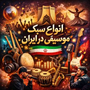 انواع سبک موسیقی در ایران | آشنایی کامل با ژانرهای موسیقی ایرانی